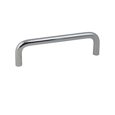Crown 4-3/8" Wire Cabinet Pull with 4" Center to Center Polished Chrome Finish CHP355PC